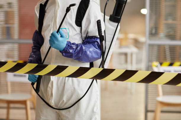 Professional Biohazard Cleanup technician working in Ayr, NE